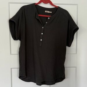 Faherty Charcoal Gray Top